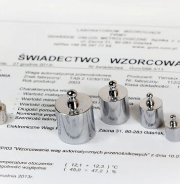 Swiadectwo wzorcowania